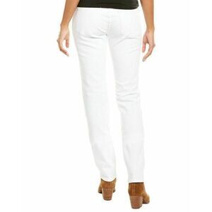 DL1961 Women's Coco Curvy Straight White Jeans Size 28 Inseam 34"